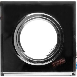 Oprawa punktowa 1xLED Gx5,3 12V IP20 MORTA CT-DSL50-B szkło czarna 18510 - obrazek 1