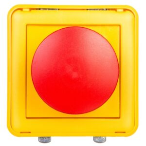PLEXO55 Wyłącznik awaryjny 3A-250V szary/żółty 069547 - obrazek 1