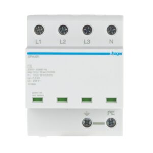 Ogranicznik przepięć Typ T1+T2 Typ T1+T2 4P 12,5kA TN-S/TT monoblok SPA401 - obrazek 1