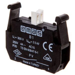 Element łączeniowy do kaset sterowniczych PV styk pomocniczy serii PV 1Z montaż czołowy T0-PVB1 - obrazek 1