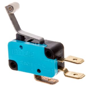 Wyłącznik krańcowy miniaturowy 1CO dźwignia podgięta z rolką z tworzywa, T0-MK1MIP3 - obrazek 1