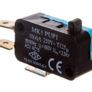 Wyłącznik krańcowy miniaturowy 1CO popychacz z tworzywa, T0-MK1PUP1 - obrazek 1