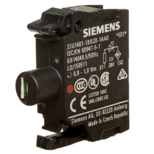 Oprawka blok LED czerwony 24V AC-DC montaż czołowy przył śrubowe SIRIUS ACT 3SU1401-1BB20-1AA0 - obrazek 1