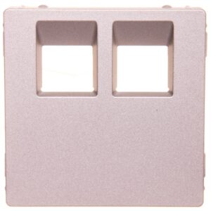 VALENA LIFE Plakietka gniazda komputerowego podwójnego aluminium 755422 - obrazek 1