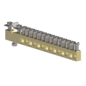 Listwa zaciskowa L-15 mosiężna MSF 2000-18 - obrazek 1