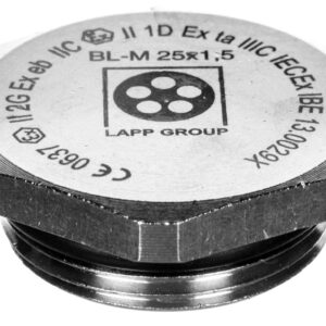 Zaślepka mosiężna M25 IP68 SKINDICHT BL-M ATEX 25x1,5 52103133 - obrazek 1