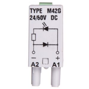 Moduł sygnalizacyjny LD (diody: LED zielony + D) 24-60V DC M42G szary 854843 - obrazek 1