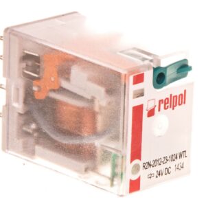 Przekaźnik przemysłowy 2P 24V DC AgNi R2N-2012-23-1024-WTL - obrazek 1