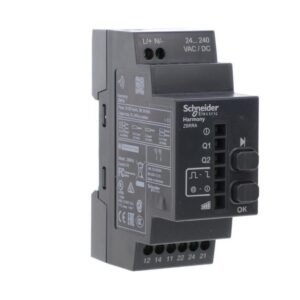Odbiornik programowalny, 2 przekaźniki, 24..240 V AC/DC, 2 przyc., 6 LEDy ZBRRA - obrazek 1