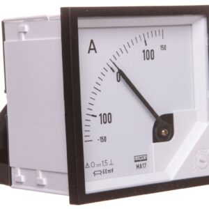 Amperomierz analogowy 72x72 N IP50 BB17 +/-150A/+-60mV pozycja pracy C3 K=90 st. bez atestu KJ MA17N BB1700000000 - obrazek 1