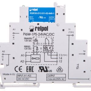 Przekaźnik interfejsowy 1Z 6A 24VAC/DC AgSnO2 PIR6W-1PS-24VAC/DC-O 857212 - obrazek 1