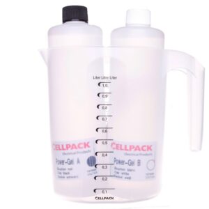 Dwuskładnikowy żel w butelkach, z pojemnikiem i mieszadłem, POWER GEL 1000ml, 335121 - obrazek 1