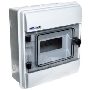 Rozdzielnica hermetyczna modułowa (500V AC ,1000V DC) 1x6 natynkowa RH-6/Z (z zamkiem) 36.4 - obrazek 1