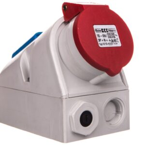 Gniazdo stałe Kombi 16A 5P 400V + 2P+Z 230V IP44 1015 - obrazek 1