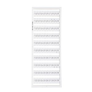 Ramka z oznacznikami 10x 1-10 209-502 /5szt./ - obrazek 1