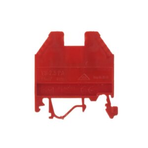 Złączka szynowa gwintowa 2,5mm2 czerwona VS 2,5 PA+ 003901002 - obrazek 1