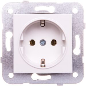 Karre Gniazdo Schuko, Kolor Biały / 90963608 - obrazek 1