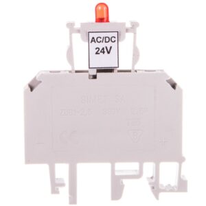 Złączka bezpiecznikowa 2,5mm2 z sygnalizacją LED 24V DC ZUB1-2.5D 13202992 - obrazek 1