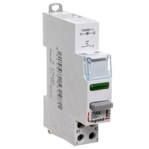 Łącznik modułowy bistabilny z lampką LED 1Z 20A 110/400V AC LP451 412914 - obrazek 1