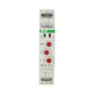 Przekaźnik czasowy 1P 8A 0,1sek-576h 230V AC wielofunkcyjny PCU-511 - obrazek 1