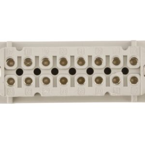 Wkład złącza 16P+PE żeński 16A 250V EPIC H-A 16 BS 17-32 DR PH1 10541000 - obrazek 1