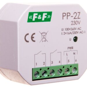 Przekaźnik elektromagnetyczny 2Z 16A 100-265V AC PP-2Z-230V - obrazek 1