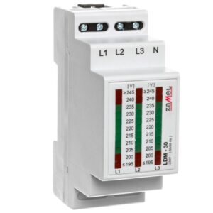 Wskaźnik napięcia modułowy 3-fazowy L1-N/L2-N/L3-N 195-245V LDM-30 EXT10000031 - obrazek 1