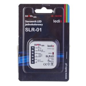 Sterownik LED jednokolorowy 0,22W 4A 10-14V DC IP20 SLR-01 LDX10000004 - obrazek 1