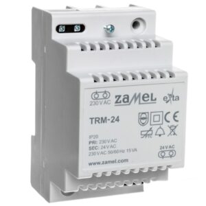 Transformator 230/24VAC 15VA IP20 TH35 TRM-24 EXT10000137 - obrazek 1