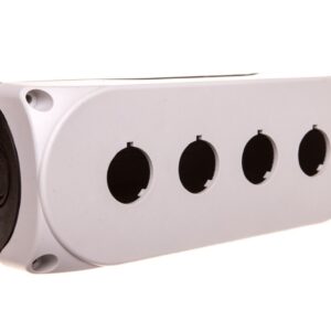 Obudowa kasety 4-otworowa 22mm szara IP67 LPZP4A8 - obrazek 1