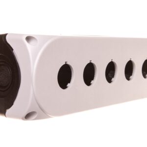 Obudowa kasety 5-otworowa 22mm szara IP67 LPZP5A8 - obrazek 1