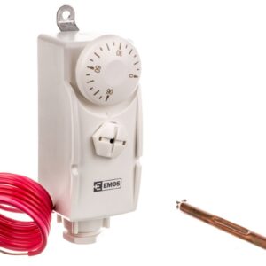 Termostat ręczny z czujnikiem T80F 0-90C 16A 230V biały P5682 - obrazek 1