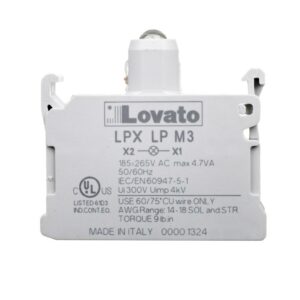 Lampka LED zielona fi 22mm 185-265V AC światło ciągłe LPXLPM3 - obrazek 1