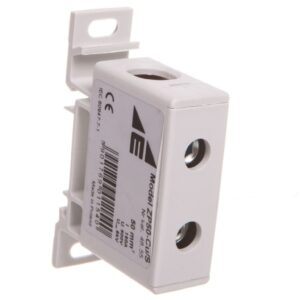 Blok rozdzielczy-odgałęźny 1-polowy CU 16-50mm2 szary montaż płaski i na szynę TH ZP50 Cu / s 48.55 - obrazek 1