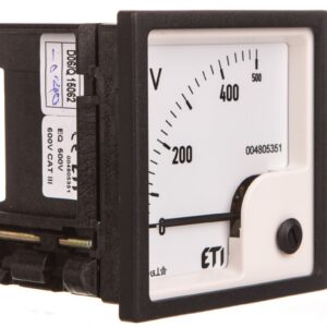 Woltomierz analogowy tablicowy 500V klasa 1,5 72x72mm EQ72 004805351 - obrazek 1