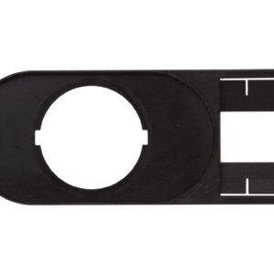Tabliczka opisowa 75x30mm czarna prostokatna M22S-STDD-X 216394 /10szt./ - obrazek 1