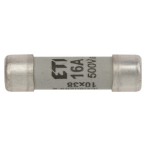 Wkładka bezpiecznikowa cylindryczna 10x38mm 16A gL 500V HPC 013316 - obrazek 1