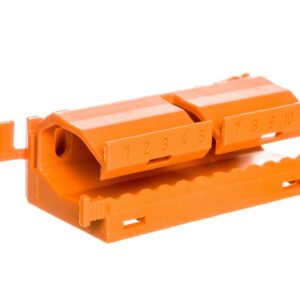 Adapter montażowy pomarańczowy DIN 35mm 222-500 /10szt./ - obrazek 1