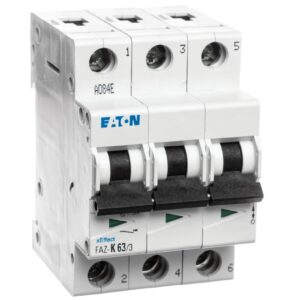 Wyłącznik nadprądowy 3P K 63A 15kA AC FAZ K63/3 278917 - obrazek 1