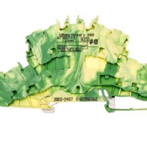Złączka szynowa 2-pietrowa 2,5mm2 żółto-zielona 2002-2407 TOPJOBS - obrazek 1