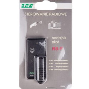 Pilot jednoprzyciskowy 12V A23 868MHz 30m czarny RS-P1 - obrazek 1