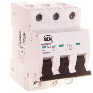 Wyłącznik nadprądowy 3P B 40A 6kA AC KMB6-B40/3 VDE 23168 - obrazek 1