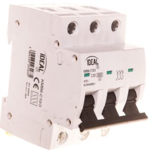 Wyłącznik nadprądowy 3P C 10A 6kA AC KMB6-C10/3 VDE 23163 - obrazek 1