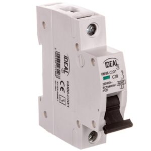 Wyłącznik nadprądowy 1P C 20A 6kA AC KMB6-C20/1 VDE 23146 - obrazek 1