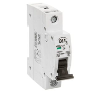 Wyłącznik nadprądowy 1P C 6A 6kA AC KMB6-C6/1 VDE 23157 - obrazek 1