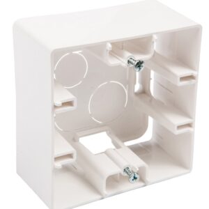 NILOE.Puszka natynkowa jednokrotna 88.5x88.5x40mm IP20 biała 88,5x88,5x40 664798 - obrazek 1