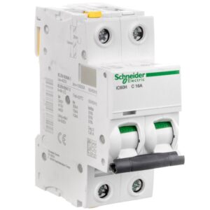Wyłącznik nadprądowy 2P C 16A 10kA AC iC60H-C16-2 A9F07216 - obrazek 1