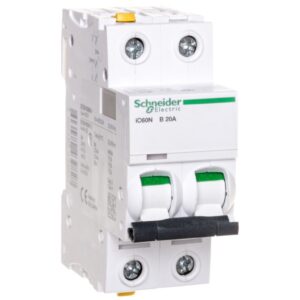 Wyłącznik nadprądowy 2P B 20A 6kA AC iC60N-B20-2 A9F03220 - obrazek 1