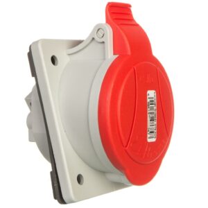 Gniazda tablicowe skośne 5P 32A 400V czerwone GTS 32/5 IP-44 921825 - obrazek 1