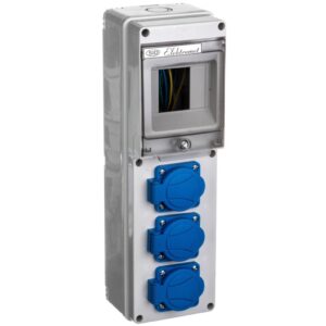 Rozdzielnica budowlana 4 moduły, 3x16A 2P+Z RSE-01 IP54 942060 - obrazek 1